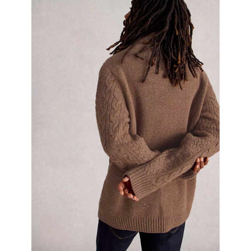 White Stuff Berkley Shawl Neck Jersey image number 1